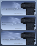 Darrahopens Appliances > Fans > Portable Fans Large 140,000 RPM Cordless Air Duster & Vacuum 4-in-1 with 8000mAh Battery for Australian Homes