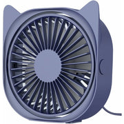 Darrahopens Appliances > Fans > Portable Fans Personal Desk Fans Small Quiet, 3 Wind Speeds, Small Portable Table Fans Fast Cooling For Office, Dorm ROom (Blue)