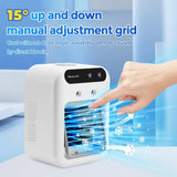 Darrahopens Appliances > Fans > Portable Fans Portable 500ml Large-Capacity Air Cooler Fan - 9-Blade Strong Wind & Wide-Angle Oscillation, Easy Top-Fill Desktop Evaporative Humidifier