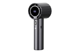 Darrahopens Appliances > Fans > Portable Fans Portable Handheld Turbo Fan Windy Speed Adjustable Mini Personal Battery Operated Fan -Grey