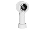 Darrahopens Appliances > Fans > Portable Fans Portable Handheld Turbo Fan Windy Speed Adjustable Mini Personal Battery Operated Fan -White