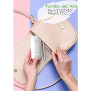 Darrahopens Appliances > Fans > Portable Fans Portable Misting Fan, 3 In 1 Handheld Fan, 3 Adjustable Speeds, Foldable Personal Fan For Girls Women Traveling (White)