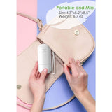 Darrahopens Appliances > Fans > Portable Fans Portable Misting Fan, 3 In 1 Handheld Fan, 3 Adjustable Speeds, Foldable Personal Fan For Girls Women Traveling (White)