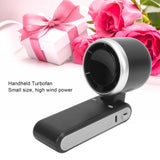 Darrahopens Appliances > Fans > Portable Fans Portable Turbo Handheld Fan with Digital Display – 5-Speed Rechargeable Mini Fan, 3600mAh Battery, Foldable & Neck Strap Design for Outdoor Travel and Daily Use(Black)