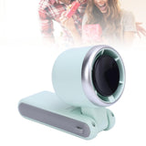 Darrahopens Appliances > Fans > Portable Fans Portable Turbo Handheld Fan with Digital Display – 5-Speed Rechargeable Mini Fan, 3600mAh Battery, Foldable & Neck Strap Design for Outdoor Travel and Daily Use(Green)