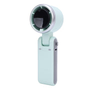 Darrahopens Appliances > Fans > Portable Fans Portable Turbo Handheld Fan with Digital Display – 5-Speed Rechargeable Mini Fan, 3600mAh Battery, Foldable & Neck Strap Design for Outdoor Travel and Daily Use(Green)