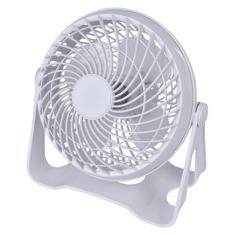 Darrahopens Appliances > Fans > Portable Fans USB Powered Desk Fan – Portable 2-Speed Adjustable Angle Cooling Fan (White)