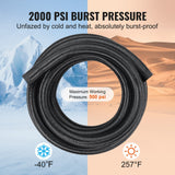 Darrahopens Appliances > Fans > Portable Fans VEVOR 10AN Fuel Line Kit, 3.05 m Fuel Hose Kit, 1.4 cm Nylon Stainless Steel Braided Fuel Line Oil/Gas/Diesel Hose End Fitting Kit, with 7 PCS Swivel Fitting Adapter Kit, Black