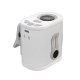 Darrahopens Appliances > Fans > Portable Fans White High-Speed Mini Clip Fan with 360° Rotation – Portable, Rechargeable & Multi-Functional Cooling Solution