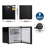 Darrahopens Appliances > Fridges & Freezers > Freezers Devanti 31L Small Upright Freezer Vertical Freezer Black