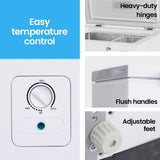 Darrahopens Appliances > Fridges & Freezers > Freezers GECKO 100L Portable Chest Freezer, 12V/24V/240V for Motorhome and Caravan, White