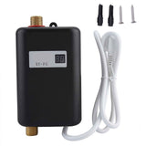 Darrahopens Appliances > Fridges & Freezers > Fridges 220V 3800W Mini Electric Tankless Instant Hot Water Heater Bathroom Kitchen Washing Black In Australia - Darrahopens