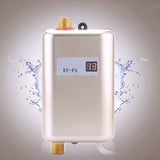 Darrahopens Appliances > Fridges & Freezers > Fridges 220V 3800W Mini Electric Tankless Instant Hot Water Heater Bathroom Kitchen Washing Golden In Australia - Darrahopens