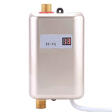 Darrahopens Appliances > Fridges & Freezers > Fridges 220V 3800W Mini Electric Tankless Instant Hot Water Heater Bathroom Kitchen Washing Golden In Australia - Darrahopens