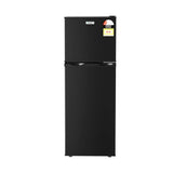 Darrahopens Appliances > Fridges & Freezers > Fridges Devanti 122L Two Door Bar Fridge Mini Fridge with Freezer Black