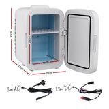 Darrahopens Appliances > Fridges & Freezers > Fridges Glacio Mini Fridge Portable 13L White Electric Cooler Warmer 12V 220V