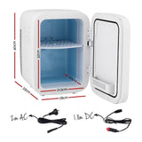 Darrahopens Appliances > Fridges & Freezers > Fridges Glacio Mini Fridge Portable 22L White Electric Cooler Warmer Car Office 12V 220V