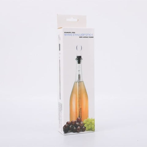 Darrahopens Appliances > Fridges & Freezers > Wine Fridges Wine Cooler, Stainless Steel Wine Chiller Rod, Bottle Wine Chiller Rod with Pour Spout, Wine Chiller Set for Red and White Wine