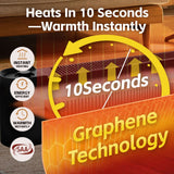Darrahopens Appliances > Heaters > Electric Heaters 2200W Graphene Floor Electric Heater – Fast Heating, Energy-Efficient, Portable Indoor Heater