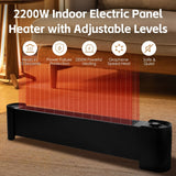 Darrahopens Appliances > Heaters > Electric Heaters 2200W Graphene Floor Electric Heater – Fast Heating, Energy-Efficient, Portable Indoor Heater
