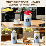 Darrahopens Appliances > Heaters > Electric Heaters Blue Automatic Stirring Coffee Mug 400ml USB Rechargeable Magnetic Mixing Tumbler with Smart Temperature Display Splash Resistant Lid Portable Coffee Cup for Home Office Travel Gym