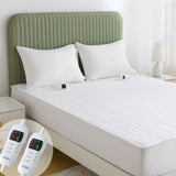 Darrahopens Appliances > Heaters > Electric Heaters Electric Heated Mattress Pad Blanket with Dual Control & 9-Hour Auto Off & 9 Heat Settings, Preheat Functions, Overheat Protection, Machine Washable Fully Fitted Electric Sheet(King)