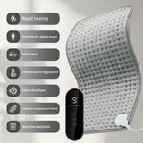 Darrahopens Appliances > Heaters > Electric Heaters Heated Pad Zero-Gravity Pad Temperature Control Timer Winter Warmth Suitable for both humans and pets - Gray - Size 30cm*60cm In Australia - Darrahopens