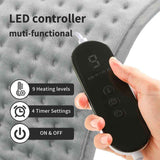 Darrahopens Appliances > Heaters > Electric Heaters Heated Pad Zero-Gravity Pad Temperature Control Timer Winter Warmth Suitable for both humans and pets - Gray - Size 30cm*60cm In Australia - Darrahopens