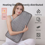 Darrahopens Appliances > Heaters > Electric Heaters Heated Pad Zero-Gravity Pad Temperature Control Timer Winter Warmth Suitable for both humans and pets - Gray - Size 30cm*60cm In Australia - Darrahopens