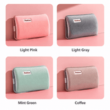 Hot Water Bottle with Rechargeable Plush Cover for Cramps Relief, Warm Heating Pad for Abdomen Back Foot, Soft Hand Warmer for Women Kids Home Office School Winter Reusable Heat Therapy Bag(pink)