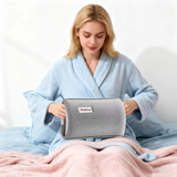 Darrahopens Appliances > Heaters > Electric Heaters Hot Water Bottle with Rechargeable Plush Cover for Cramps Relief, Warm Heating Pad for Abdomen Back Foot, Soft Hand Warmer for Women Kids Home Office School Winter Reusable Heat Therapy Bag(pink)