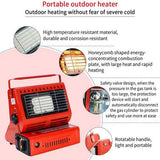 Darrahopens Appliances > Heaters > Patio Heaters Portable Camping Gas Heater Outdoor Heating Stove Gas Baking Hunting Warmer AU RED
