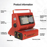 Darrahopens Appliances > Heaters > Patio Heaters Portable Camping Gas Heater Outdoor Heating Stove Gas Baking Hunting Warmer AU RED