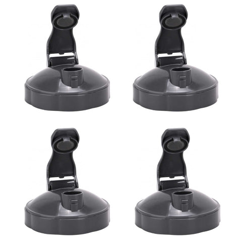 Darrahopens Appliances > Kitchen Appliances 4x For Nutribullet Flip Top Fliptop Fresh Lid - All 600 and 900 Model Nutri Cups
