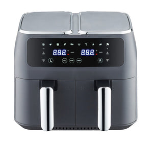 Darrahopens Appliances > Kitchen Appliances 8L Dual Zone Digital Air Fryer with 200C, 10 Cooking Programs