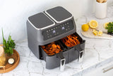 Darrahopens Appliances > Kitchen Appliances 8L Dual Zone Digital Air Fryer with 200C, 10 Cooking Programs