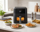 Darrahopens Appliances > Kitchen Appliances > Air Fryers 1400W 5L Non-Stick Digital Air Fryer with Clear Viewing Window