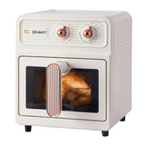 Darrahopens Appliances > Kitchen Appliances > Air Fryers Devanti 6L Air Fryer Knob Control 1700W Cream