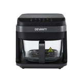 Darrahopens Appliances > Kitchen Appliances > Air Fryers Devanti Air Fryer 5.5L Touch Control Electric Cooker 1200W Black