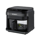 Darrahopens Appliances > Kitchen Appliances > Air Fryers Devanti Air Fryer 5.5L Touch Control Electric Cooker 1200W Black