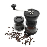 Darrahopens Appliances > Kitchen Appliances Coffee Bean Grinder - Manual Hand Stainless Ceramic Burr Core Glass Jar Nut Mill