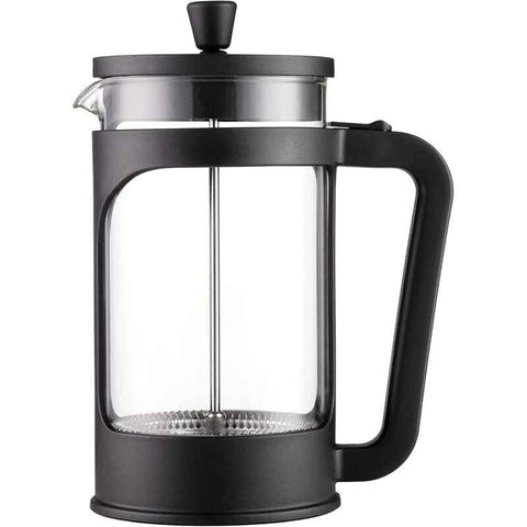 Darrahopens Appliances > Kitchen Appliances > Coffee Machines & Accessories 1 Liter/34 Oz French Press Coffee/Tea Maker Heat Resistant Borosilicate Glass, Stainless Steel Filter & Black Lid.