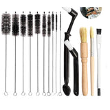 Darrahopens Appliances > Kitchen Appliances > Coffee Machines & Accessories 15 Piece Coffee Machine Cleaning Brush Set Barista Kit for Espresso Machines and Grinders Group Head and Steam Wand Cleaner Australian Home Barista Essential