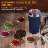 Darrahopens Appliances > Kitchen Appliances > Coffee Machines & Accessories 200W Electric Coffee Grinder - Stainless Steel Blades, Overheat Protection, Portable Mill
