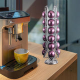 Darrahopens Appliances > Kitchen Appliances > Coffee Machines & Accessories 24 Coffee Capsule Holder Rack Storage Stand Pod Display Organizer Shelf Kitchen