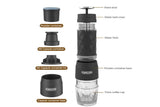 Darrahopens Appliances > Kitchen Appliances > Coffee Machines & Accessories 3 in 1 Portable Coffee Maker,Single Serve Manual Espresso Machine For Camping, Travel, Hiking, Fishing - Black