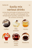 Darrahopens Appliances > Kitchen Appliances > Coffee Machines & Accessories 380ML White Magnetic Self-Stirring Coffee Mug - USB Charging, Leak-Proof Stainless Steel Electric Mixer Cup for Coffee & Milk