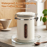 Darrahopens Appliances > Kitchen Appliances > Coffee Machines & Accessories 5-Star Chef 1.8L Stainless Steel Coffee Bean Storage Container Coffee Canister