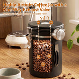Darrahopens Appliances > Kitchen Appliances > Coffee Machines & Accessories 5-Star Chef 1.8L Stainless Steel Coffee Bean Storage Container Coffee Canister