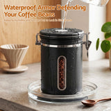 Darrahopens Appliances > Kitchen Appliances > Coffee Machines & Accessories 5-Star Chef 1.8L Stainless Steel Coffee Bean Storage Container Coffee Canister